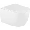 MEXEN/S - Carmen Závesná WC misa vrátane sedátka s slow-slim, duroplast, biela 30880400