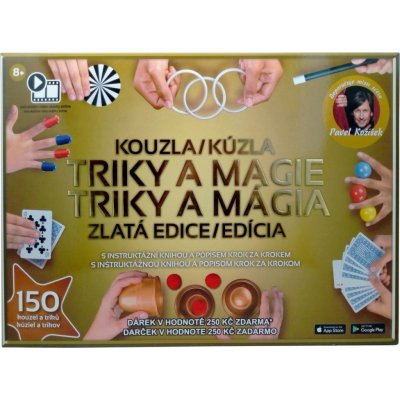 HM Studio Kúzla triky a mágia Zlatá edícia 150 trikov