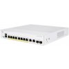 Cisco switch CBS350-8P-2G-EU (8xGbE,2xGbE/SFP combo,8xPoE+,67W,fanless) - REFRESH CBS350-8P-2G-EU-RF