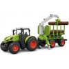 Korody Korody: RC Traktor 2,4 Ghz s vozíkom na drevo, svetlá, zvuk 1:24