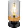 Globo | Globo 15557T - Stolná lampa FINCA 1xE27/40W/230V kov/drevo | GL6713