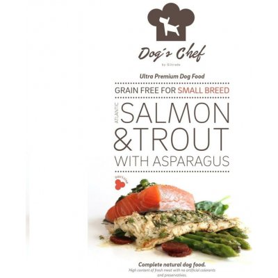 DOG’S CHEF Atlantic Salmon & Trout with Asparagus SMALL BREED - 0,5 kg