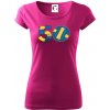 Volejbal okrúhle narodeniny 50 - Dámske tričko Pure - S ( Fuchsiová )