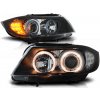 Predné svetlá BMW E90 E91 05-08 Angel Eyes LED smerovky