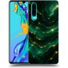 Picasee silikónový čierny obal pre Huawei P30 - Emerald