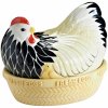 Mason Cash Dóza na potraviny MOTHER HEN 21 cm, čierna/biela, kamenina
