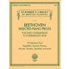 Beethoven: Selected Piano Pieces for Early Intermediate to Intermediate Level Players - Schirmer Library Volume 2149 (Brožovaná)