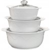 MAKRO - Misa 3ks s pokrievkou, 2L, 1,2L,0,8L