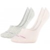 CALVIN KLEIN - 2PACK light pink combo neviditeľné ponožky-35-38