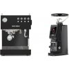 Ascaso Steel DUO, Black + Eureka Atom W 65 Casa, black