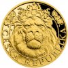Česká mincovna Zlatá 1/4 oz investičná minca Český lev 2022 proof 7,78 g