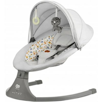 KINDERKRAFT pohupujúce s melódiou 2v1 Lumi, do 9 kg, Premium Light Grey KBLUMI02LGR0000