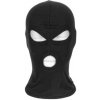 Kukla MFH bavlnená Balaclava 3 otvory čierna