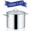 KELA Hrniec nerez so sklenenou pokrievkou 13,5 l CAILIN KL-10962