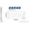 KORAD Radiátor 21VKP 300/600 (KORAD 21VKP 300/600)