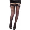 Čierne pančuchy s čipkou a sexy S/M