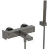 Ideal Standard Extra - Vaňová batéria nástenná so sprchovým setom, magnetovo šedá BD514A5