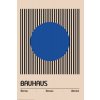 Plagát, Obraz - Bauhaus Blue Poster, 61 × 91.5 cm