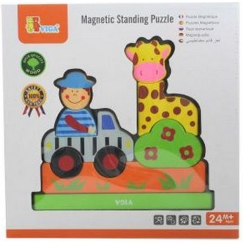 Viga magnetické puzzle zoo