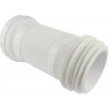 Klum Mereo, WC napojenie ø 110 mm, flexi, vstavaná dĺžka 150 - 500 mm, MER-PR7097C