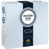 Kondómy Mister Size 36 ks 53 mm, kondómy s nominálnou šírkou 47–69 mm