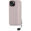Kryt na mobil Karl Lagerfeld PU Saffiano Rhinestone Charm Zadný Kryt pre iPhone 15 Pink (KLHCP15SPSAKDGCP)