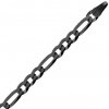 Silvego Stříbrný náhrdelník FIGARO 4 mm - černý, ruthenium varianta 60 cm
