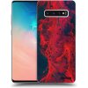 Picasee silikónový prehľadný obal pre Samsung Galaxy S10 Plus G975 - Organic red