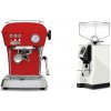 Ascaso Dream ONE, Love Red + Eureka Mignon Bravo, CR white