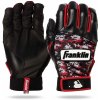 Baseballové pálkarské rukavičky Franklin's DIGITEK® GREY/BLACK/RED (Youth L), 21008F4