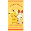 TipTrade Bavlnená froté osuška 70x140 cm - Pokémon Pikachu a Scorbunny