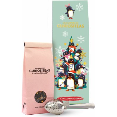 The Cabinet of CURIOSITEAS Vánoční černý čaj Pinguin Tea Party 70 g