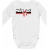 Cycling ekg - Body dojčenské s dlhým rukávom - Dlhý r. 3-6 mes ( Biela )