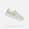 Cream women's sneakers Geox Spherica EC4.1 - Women's šedá 40 GEOX 8058192163494