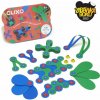 Clixo magnetické kocky Crew pack, Zeleno-Modré