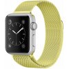 AppleKing kovový remienok milánsky ťah pre Apple Watch 42mm / 41mm / 40mm / 38mm - žltý - možnosť vrátiť tovar ZADARMO do 30tich dní