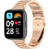 PROTEMIO 86990 CLASSIC Kovový remienok pre Xiaomi Redmi Watch 3 Active ružový