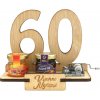 KupMa Darčekový stojan 60 rokov s verklíkom CZ