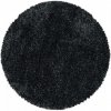 Najkoberce Fluffy Super Soft antracitový kruh 120 cm kruh