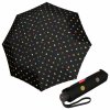 Reisenthel Pocket Classic dots deštník s puntíky černý