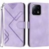 Peňaženkové puzdro Line na Xiaomi 13 Pro - Svetlo fialová