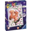Malování podle čísel Ravensburger 201808 CreArt Roztomilá veverka se třpytkami (4005556201808)