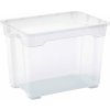 OBI Univerzálny úložný box Santos S, transparentný, 26,5 x 25,5 x 37 cm