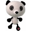Hračka Dog Fantasy Big head panda plyšová pískacia 30cm