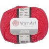 Priadza YarnArt Jeans 50g 160m 90 intenzívna červená
