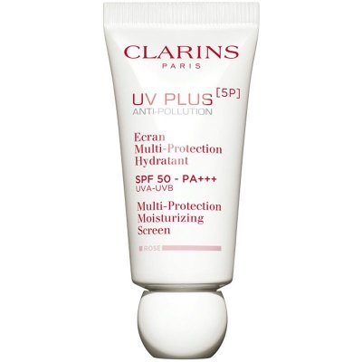 Clarins UV PLUS [5P] Anti-Pollution Rose hydratačný fluid SPF 50 30 ml