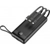 Powerbanka 4kom.pl Powerbanka Externí baterie (POWER BANK) VEGER C20 - 20 000mAh (Micro + Type C + Lightning 8-pin) černá W2047