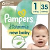 Pampers Harmonie Size 1 jednorazové plienky 2-5 kg 35 ks