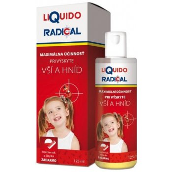 Liquido Radical pri výskyte vší a hníd 125 ml + hrebienok a čiapka Simply you pharmaceuticals darčeková sada