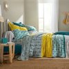 Bavlnená posteľná bielizeň Eddy s grafickým dizajnom zelená 165